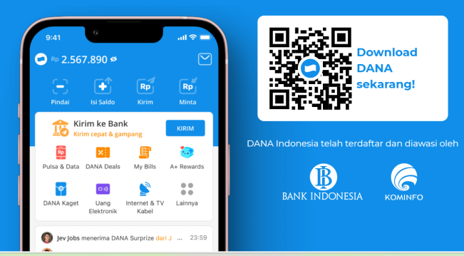 Saldo dana kaget. [Dana]